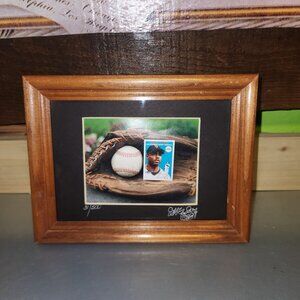 Barry Bonds 2000 Fleer Trading Card Signed and Framed